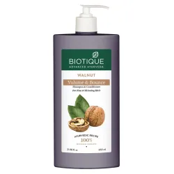 Biotique Bio Walnut Volume and Bounce Shampoo and Conditioner | For Fine and Thinning Hair| Volumizing Shampoo for Thin 