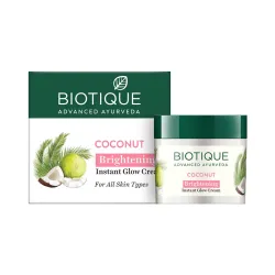 Biotique Coconut Brightening Glow Cream 50g