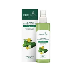 Biotique Cucumber Pore Tightening Toner 200ml Suitable for Normal & Oily Skin Types
