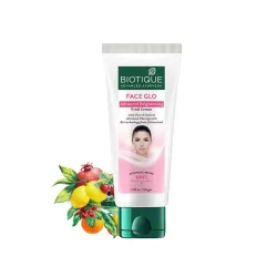 Biotique Face Glo Advance Brightening Fruit Cream | Visibly Flawless Skin | Lightens Skin Tone | 100% Botanical Extracts