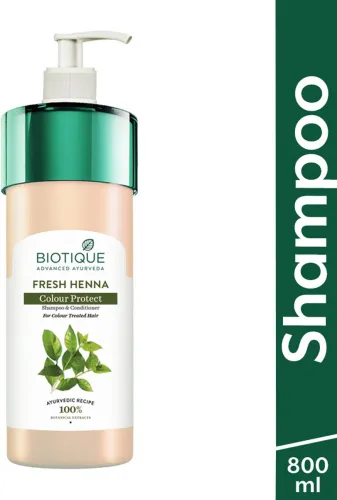 Image of Biotique Fresh Henna Shampoo & Conditioner 800ml
