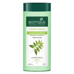 Biotique Fresh Neem Anti Dandruff Shampoo and Conditioner