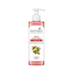 Biotique Fruit Brightening Face Wash | Ayurvedic and Organically Pure | Advanced Swiss Technology |100% Botanical Extrac