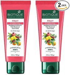 Biotique Tan Removal Face Pack 100g x2
