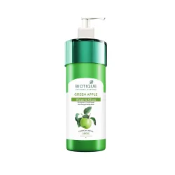 Biotique Green Apple Shine & Gloss Shampoo & Conditioner | Promotes Healthy, Shiny and Glossy Hair | Nourishes Scalp | M