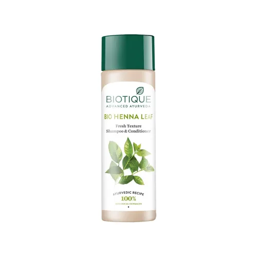 Image of Biotique Fresh Henna Color Protect Shampoo & Conditioner For Color Treated Hair, 120 ml