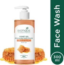 Biotique Honey Gel Face Wash 300ml Nourishing Foaming