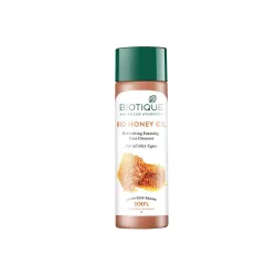 Biotique Honey Gel Soothe & Nourish Foaming Face Cleanser | Gentle Cleansing Formula Enriched with Natural Honey & Botanical Extracts | Leaves Skin Soft, Fresh & Hydrated |120ml