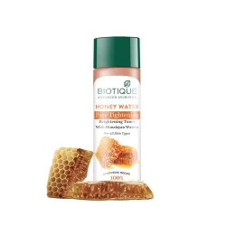 Biotique Honey Water Pore Tightening Brightening Toner with Himalayan Waters |Maintains pH Balance| Moisturized and Hydr