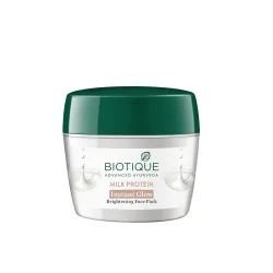 Biotique Milk Protein Instant Glow Brightening Face Pack (175gm)