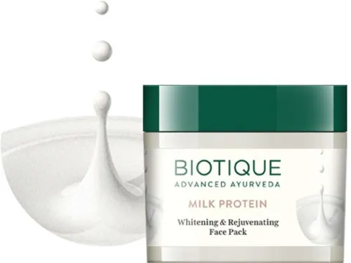 Image of BIOTIQUE Milk Protein Instant Skin Brightening Face Pack, 50g