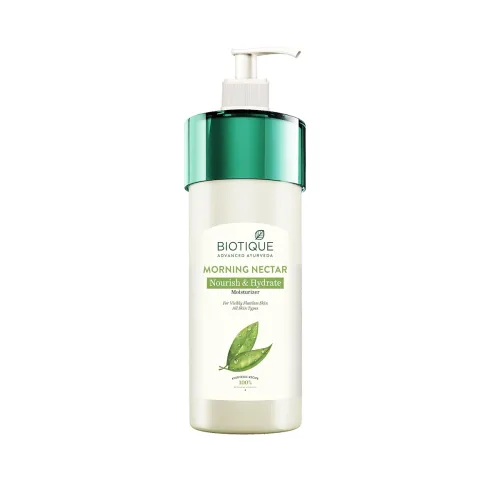 Image of Biotique Lotion Morning Nectar Flawless Skin Moisturizer L Prevents Dark Spots, Blackheads, And Blemishes L Visibly Flaw