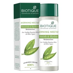 Biotique Morning Nectar Flawless Skin Moisturizer Lotion L Prevents Dark Spots, Blackheads And Blemishes L Visibly Flawl