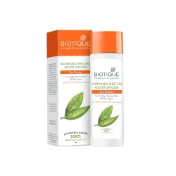 Biotique Morning Nectar Sun Protect Moisturizer SPF 30 UVA /UVB Sunscreen | Visibly Flawless Skin | Suitable for All Skin Types | 190ml