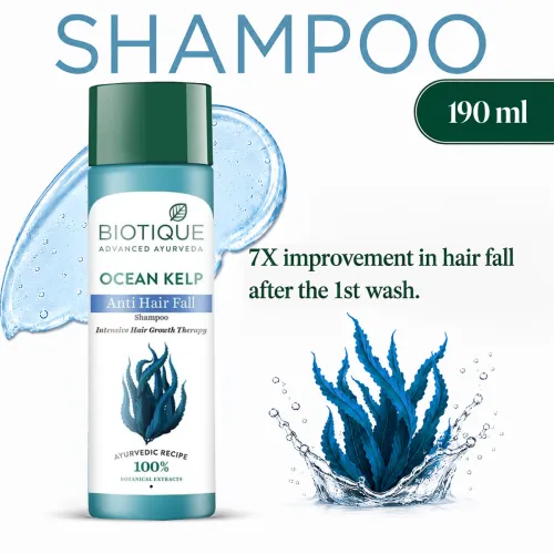 Image of BIOTIQUE Ocean Kelp Anti Hairfall Shampoo (190 ml)