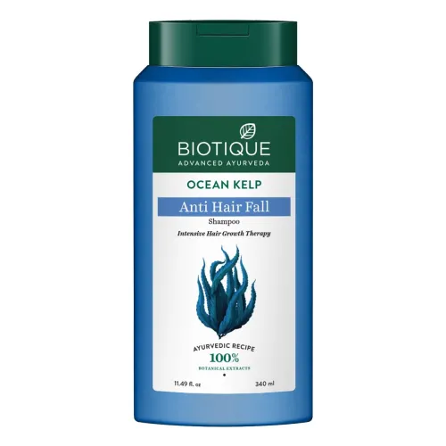 Image of Biotique Ocean Kelp Anti Hairfall Shampoo | Intensive Hair Growth Therapy | Anti Hairfall Shampoo that Maintains Shine |