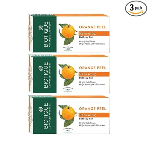 Image of Biotique Orange Peel Revitalizing Body Soap