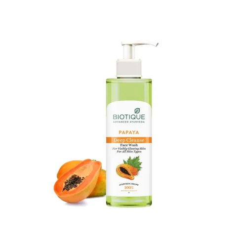 Image of Biotique Papaya Deep Cleanse Face Wash 200ml