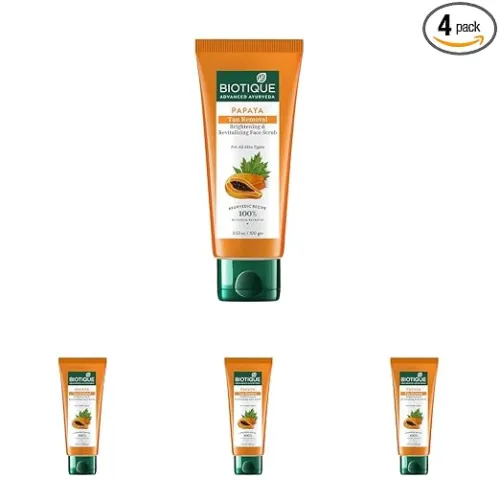 Image of Biotique Papaya Tan Removal Face Scrub 