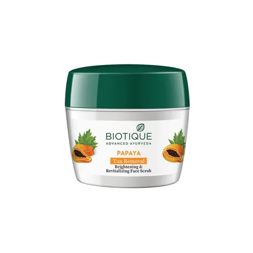 Image of Biotique Papaya Tan Removal Face Scrub (235g)