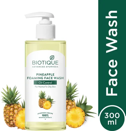 Image of BIOTIQUE Pineapple Oil Control Face Wash 300ml