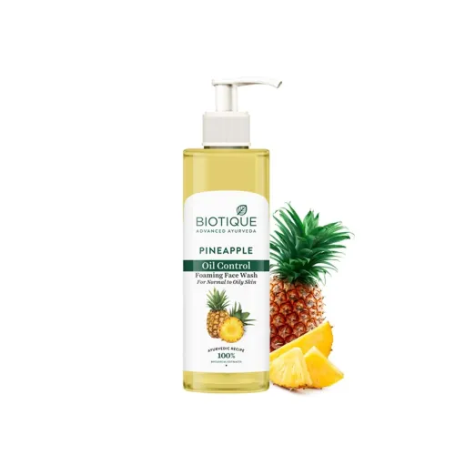 Image of Biotique Pineapple Oil Control Foaming Face Wash