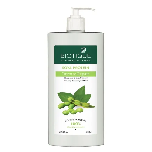 Image of Biotique Soya Protein Fresh Nourishing Shampoo, 650ml 