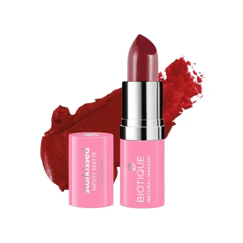 Image of Biotique Starkissed Moist Matte Lipstick (Darling Vixen)