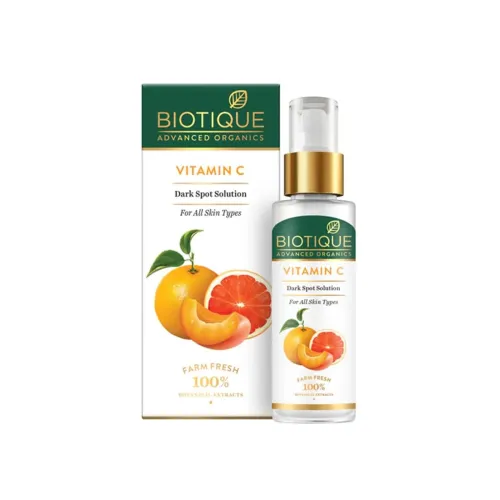 Image of Biotique Vitamin C Dark Spot Solution Serum Helps Reduce Dark Spots