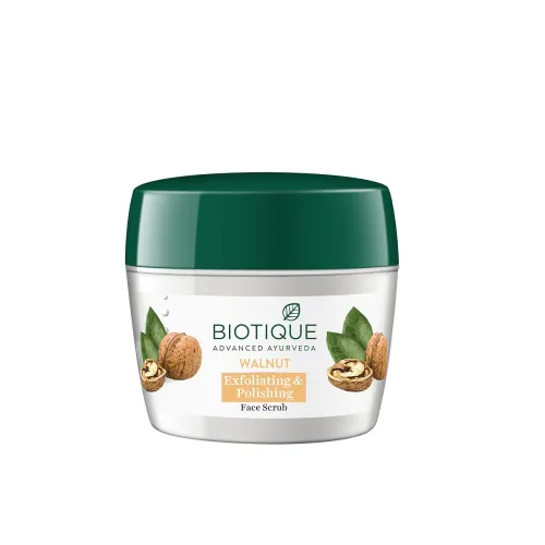 Image of Biotique Walnut Exfoliating & Polishing Face Scrub, 175g