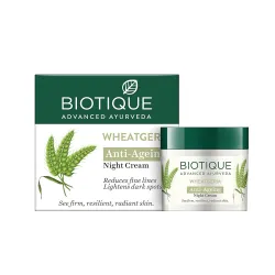 Biotique Wheat Germ Anti- Ageing Night Cream 50g