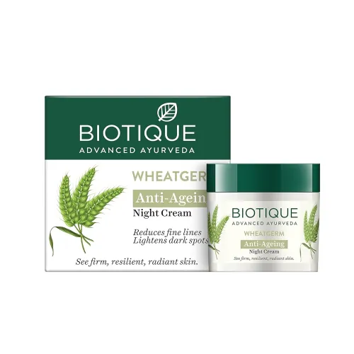 Image of Biotique Wheat Germ Night Cream 50g