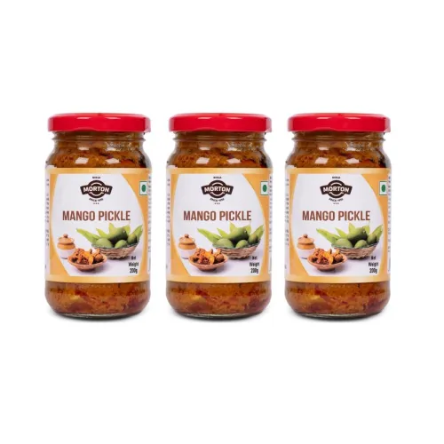 Image of Birla Morton Mango Pickle 200Gm Glass Jar ( Pack of 3)