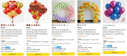 Decorations items for Birthday/ Valentine/ Anniversary starting at ₹58