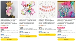 Birthday Decoration Kit upto 70% discount 