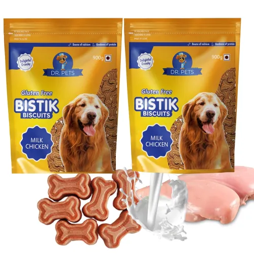 Image of Bistik Dog Biscuits Milk Chicken Flavor