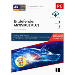 Bitdefender - 1 Computer,1 Year - Antivirus Plus | Windows | Latest Version | Email Delivery In 2 Hours- No Cd |