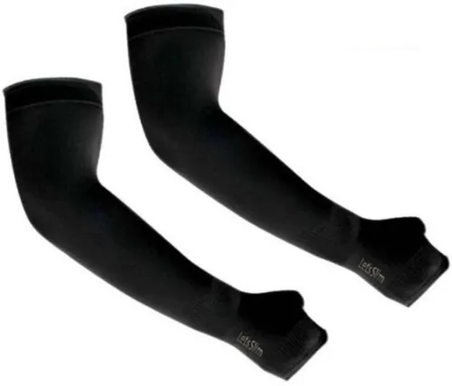 Image of Bizarro.in Cotton, Nylon Arm Sleeve For Boys & Girls (Free, Black)