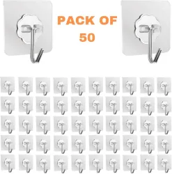 BK 10 IMPORT & EXPORT Wall Hooks (Pack of 50)