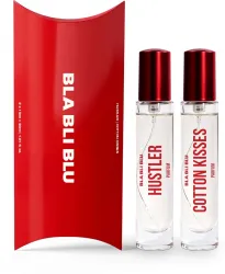 BLA BLI BLU Hustler & Cotton Kisses Unisex Perfume Combo | 15ml X 2 | Long Lasting Fragrance (2 Items in the set)