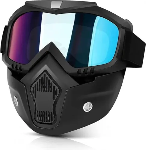 Image of BLACK MIRROR Polycarbonate Goggle Mask Face