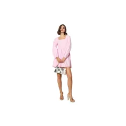 Black Poplin Back Tie Knot Dress