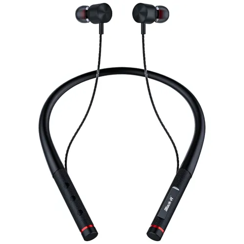 Image of Black-R Bluetooth Wireless Neckband Earphones With Mic Bass 13mm Drivers