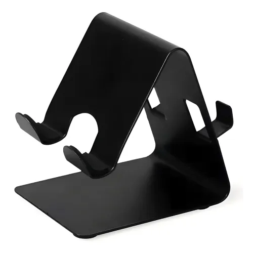 Image of Black Two-Side Metal Mobile Stand
