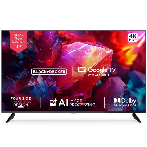Image of BLACK+DECKER 43inch 4K UHD Smart Google TV (BXTVGU43UD2875ATIN)
