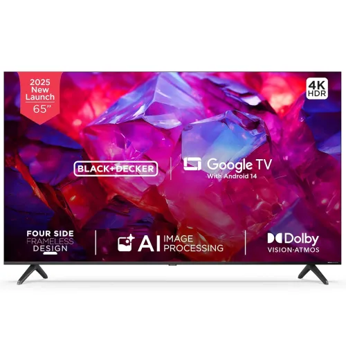 Image of BLACK+DECKER 65inch 4K Ultra HD Smart Google TV (BXTVGU65UD2875ATIN)