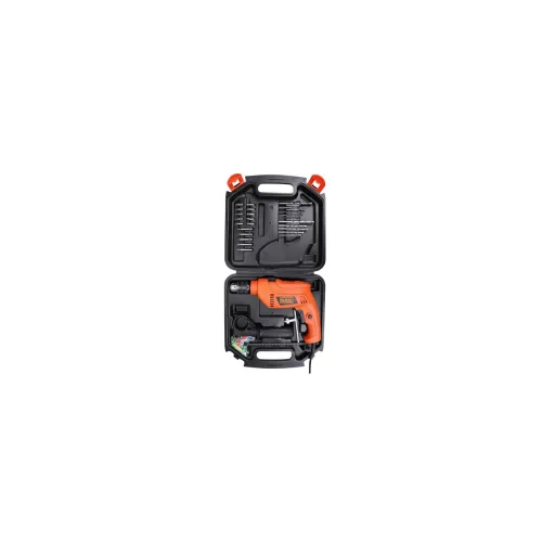 Image of BLACK+DECKER HD555K50 550W Impact Drill Kit