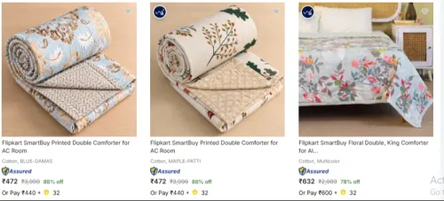 Image of Blankets at minimum 88% Discount