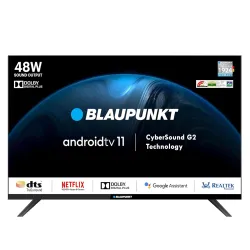 Blaupunkt 101 cm (40 inches) Cyber Sound G2 Series Full HD LED Google TV 40CSG7112 (Black)
