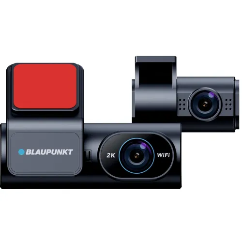 Image of Blaupunkt Dashcam-DC 4050 WiFi Dual Camera 2K +1080P,Dual Port Charger,Dashboard Mount,